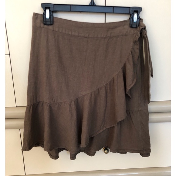 FREE PEOPLE “Ruffle My Feathers” mini skirt - Picture 5 of 9